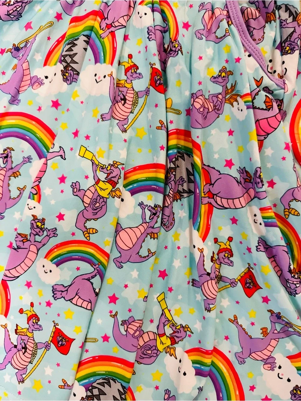 Girls Rainbow & Purple Figment Twirl Dress